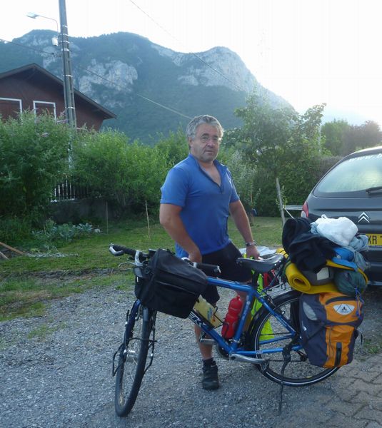 Départ du Glaude de Faverges pour un tour de France des canaux à vélo en 2010 : Retour planche