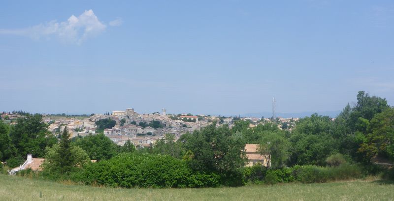 Le village de Valensole en 2010