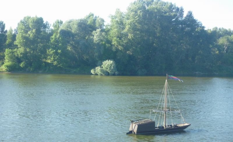 Embarcation de pêcheur, typique sur le Loire