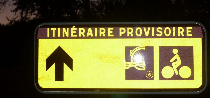 Balisage de la Loire à vélo en 2010 du côté de st Brévin