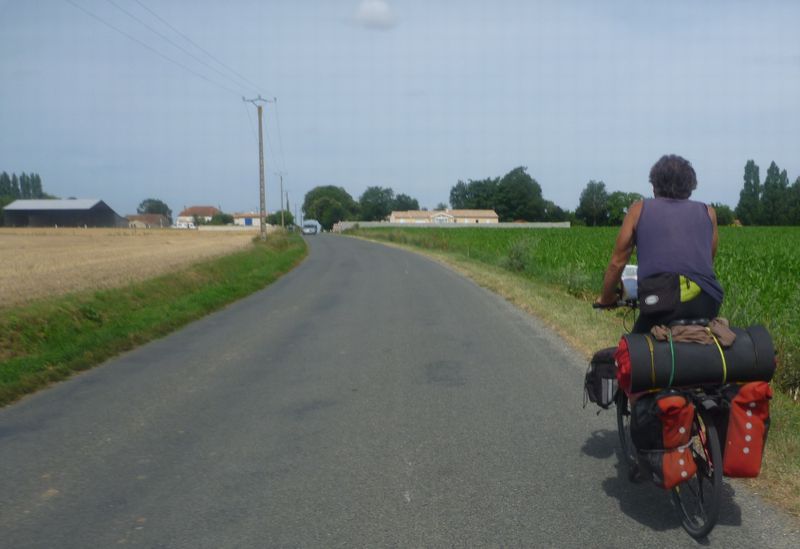 Rencontre avec un sympathique cyclotouriste-belge