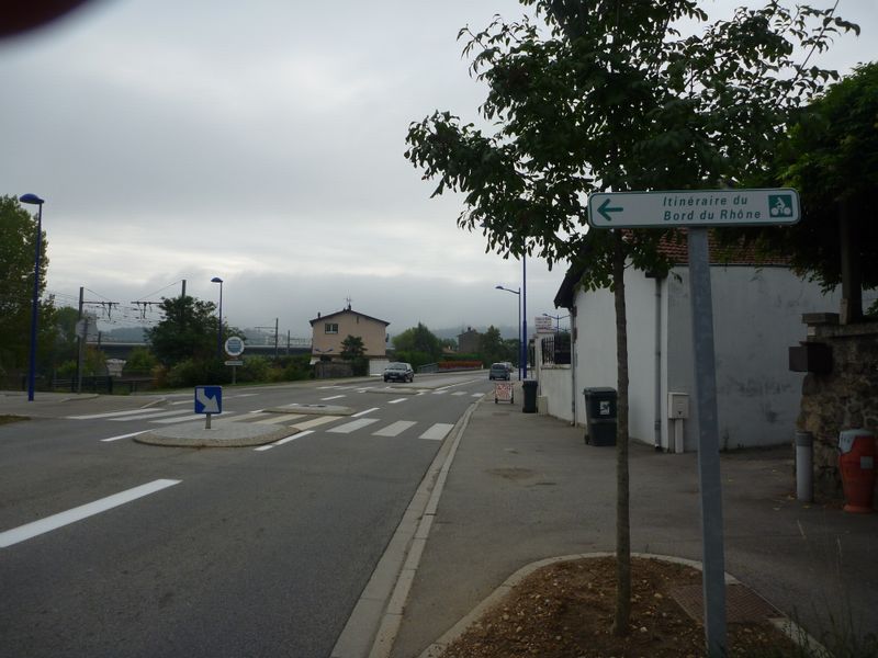 Zont fait fort, pannneau à st Romain en gal, pour les bords du rhône face à Vienne