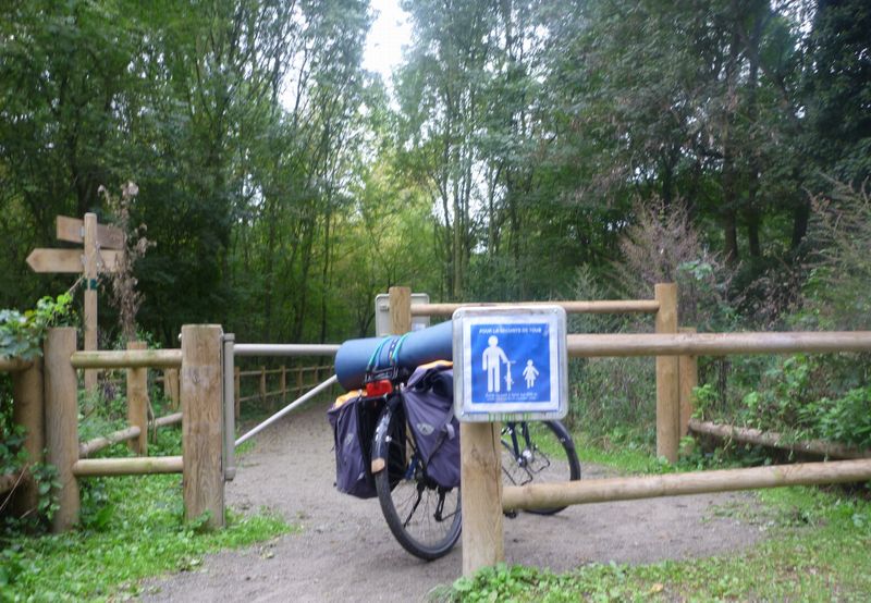 Passage tres difficile avec cette barrière à l'ile au beurre