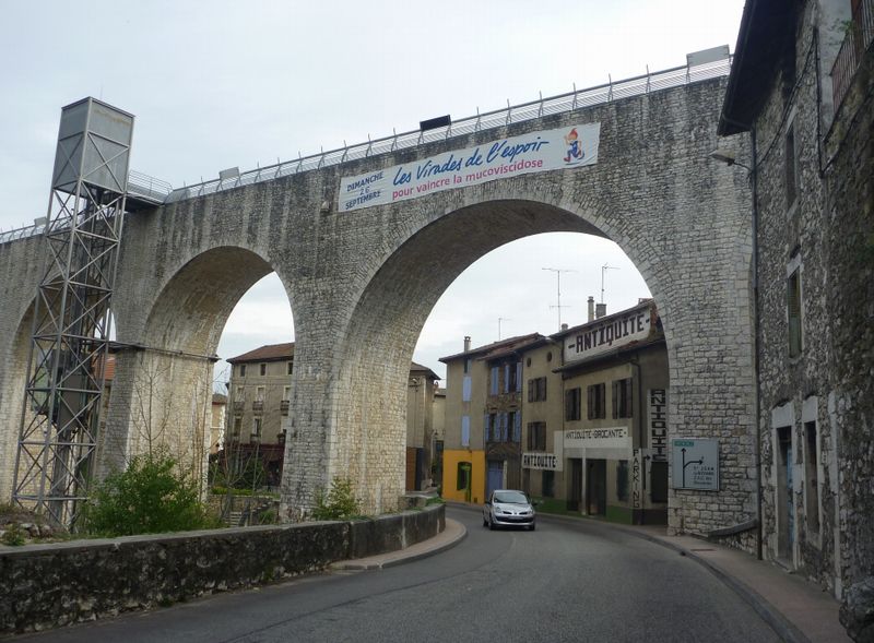 L'aqueduc de saint nazaire en Royans en 2010 