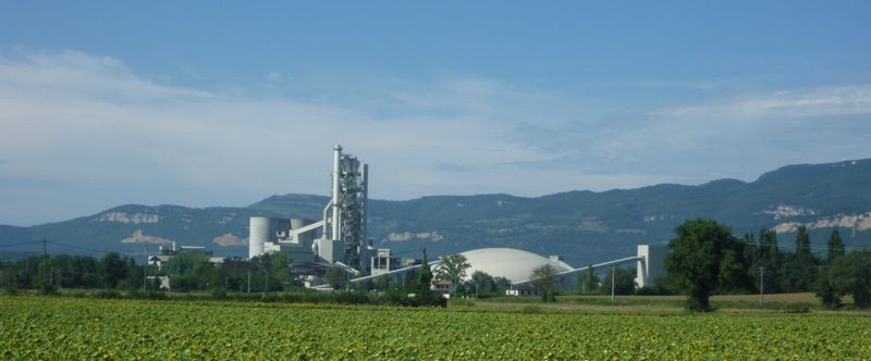 Cimenterie vicat de montalieu vercieu en 2010