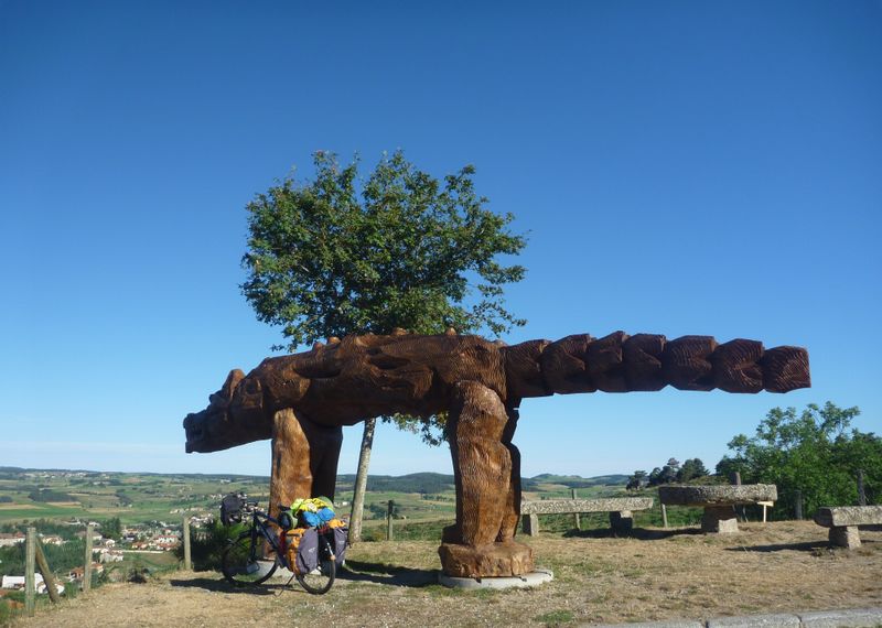 Les bêtes du Gévaudan en 2010 au desus de Saugues