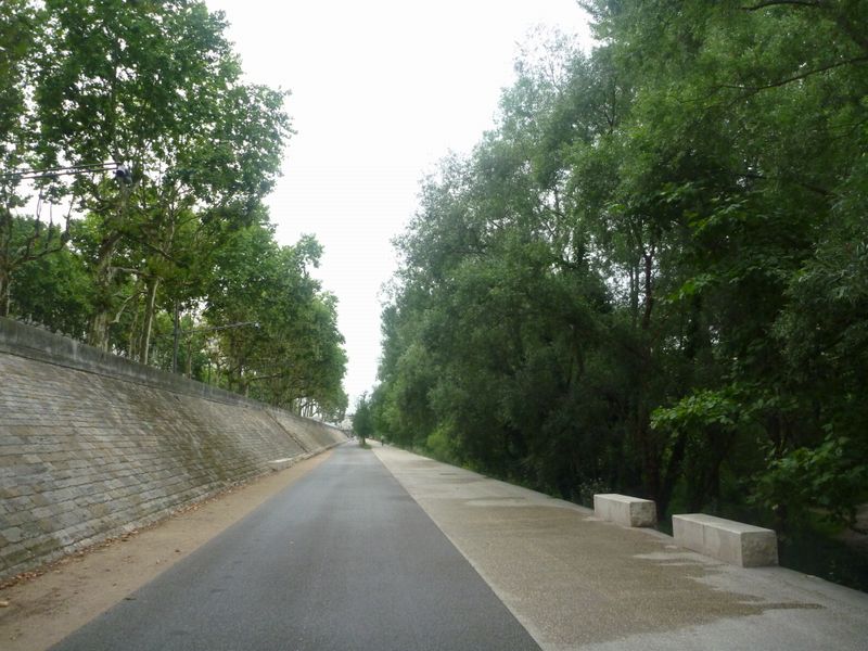 Ca y est la via rhona est roulable à vélo sur les quais de rhone a Lyon