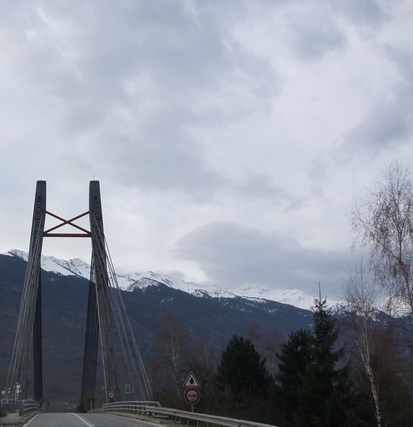 Le pont de Gilly sur isere prés d'albertville