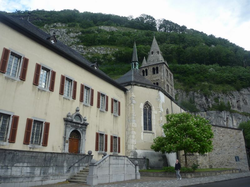 Eglise et abbaye de Saint Maurice d'Agaune, en Valais en 2011