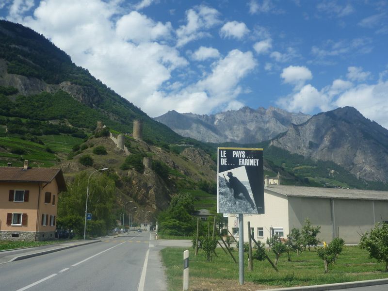 Saillon en Valais, le pays de Farinet