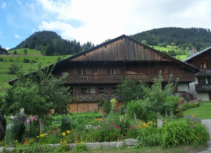 Chalet typique de la Chapelle d'Abondance en 2011