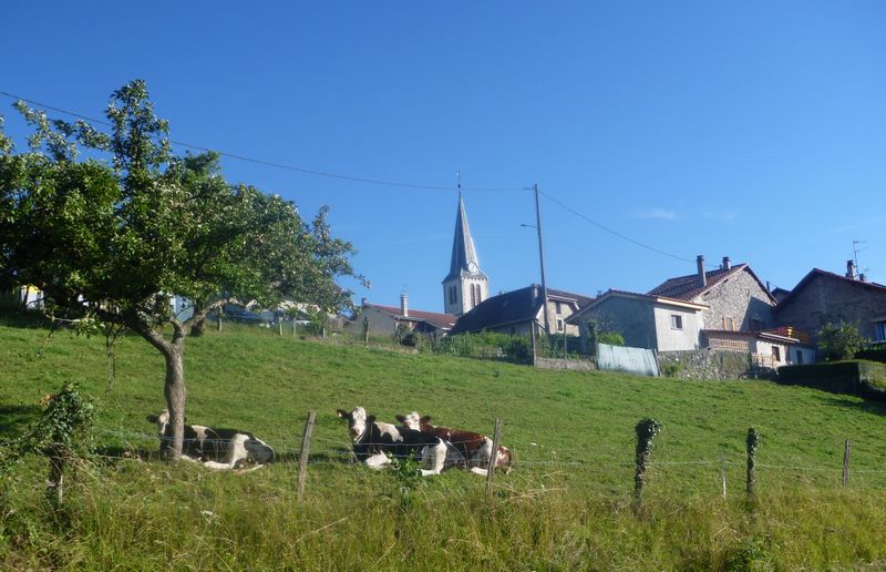 Village de Marin, en chablais savoyard en 2011, village natal de Gerald Floret