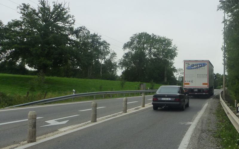 La route départementale D 903 au km 74