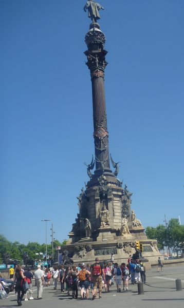 Colonne Christphe Colomb de Barcelone en mai 2011
