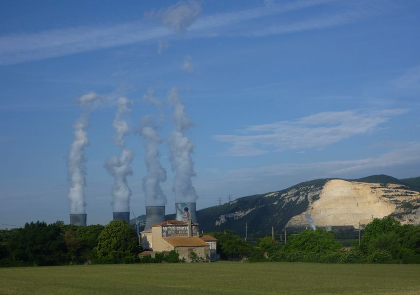 Centrale nucléaire de Cruas en mai 2011