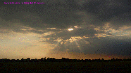 Ciel de Camargue en mai 2011
