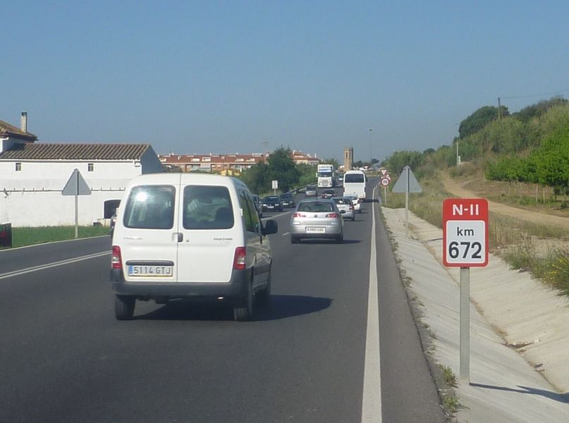 Serrez les fesses sur la N 11 en 2011