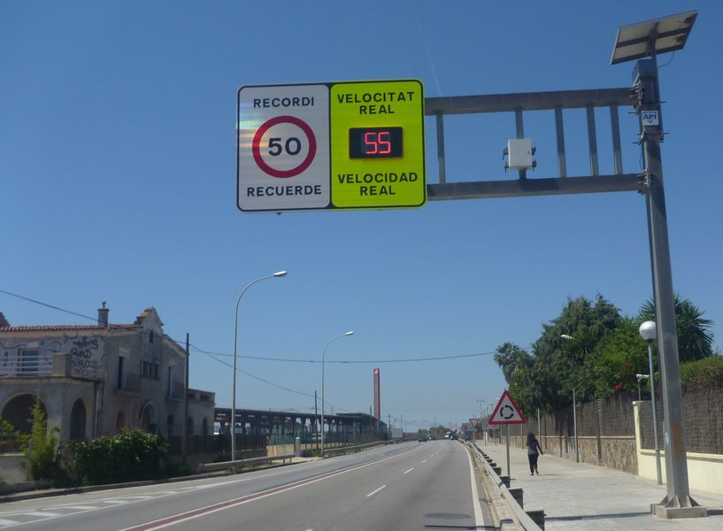 Affichage de la vitesse en Espagne 2011