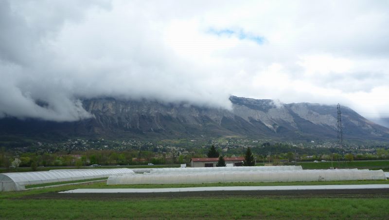 La vallée du Grésivaudan vue à vélo en avril 2011