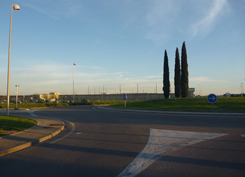 Arrivée Arles par le D 35