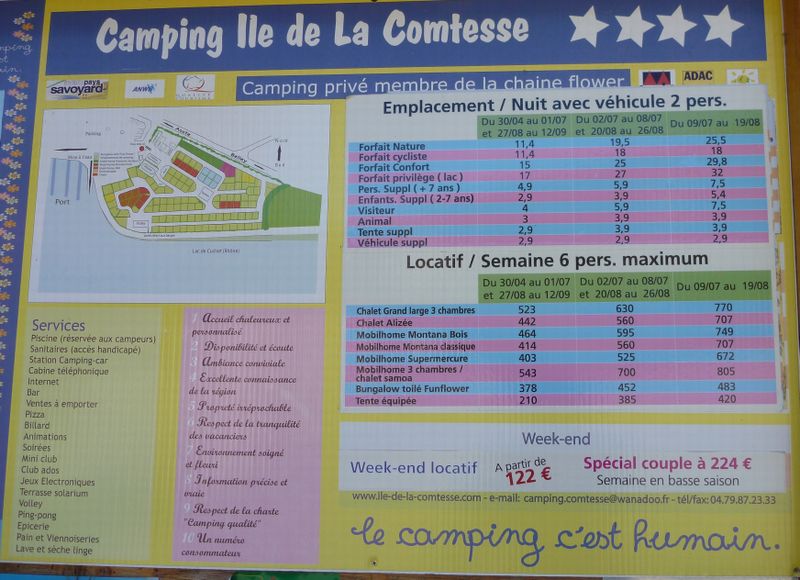 camping ile de la comtesse