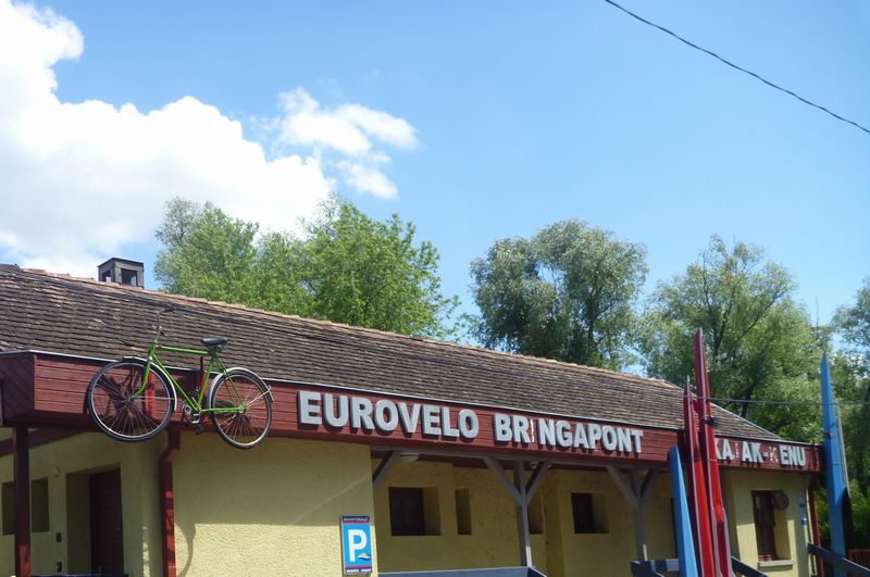 Refuge cycliste sur l'Eurovélo six en Hongrie en 2012
