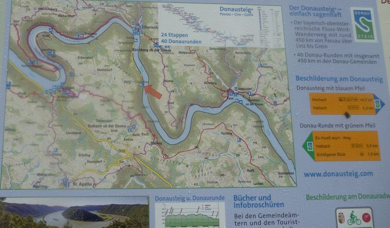 La boucle d'épingle du Danube : dite boucle de Schlögen, à Schlogen Autriche