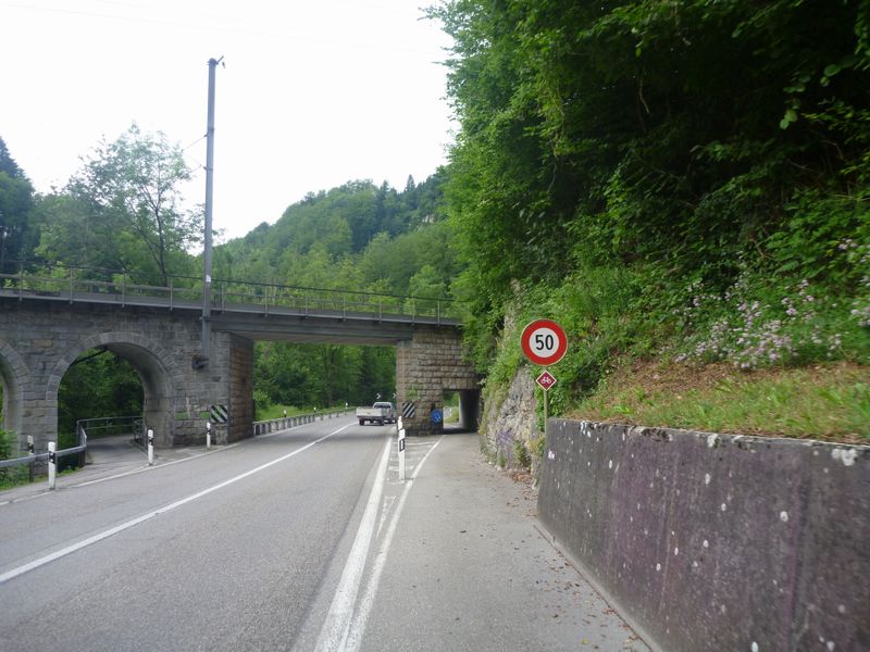 Passage de pont pour les vélos en suisse
