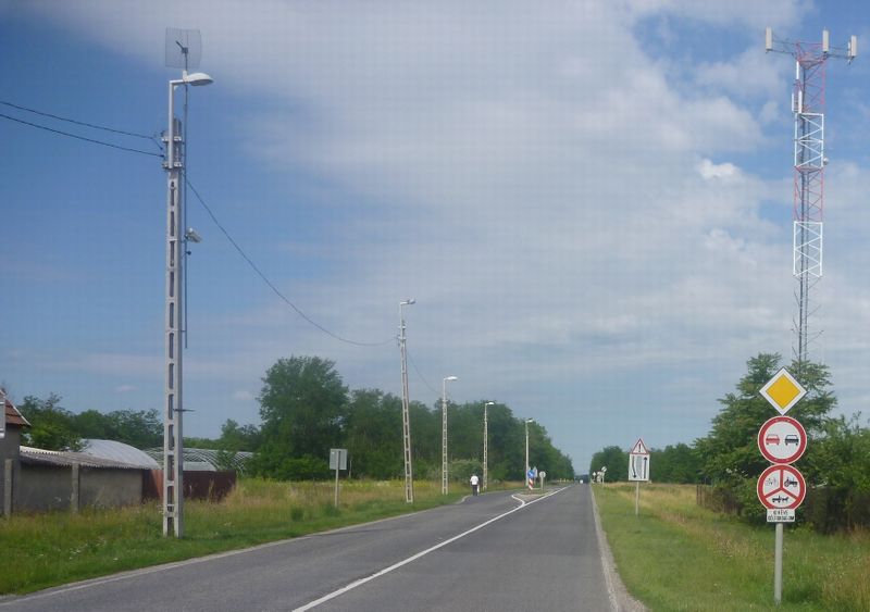 Route interdite aux vélo en Hongrie sur l'euro vélo 6 en 2012 ; je passe ou ?