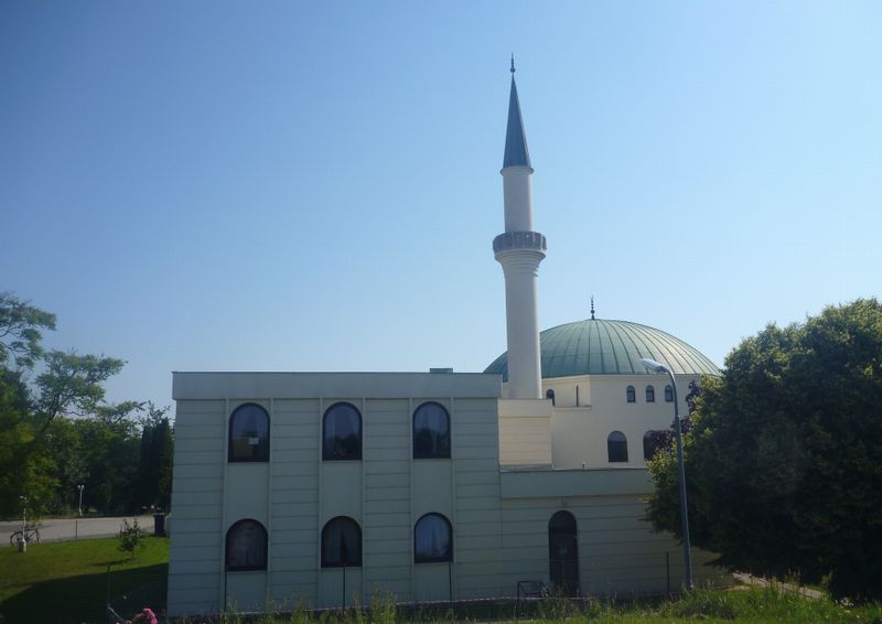Mosque de Vienne Autriche en 2012 , vue de l'euro vlo 6
