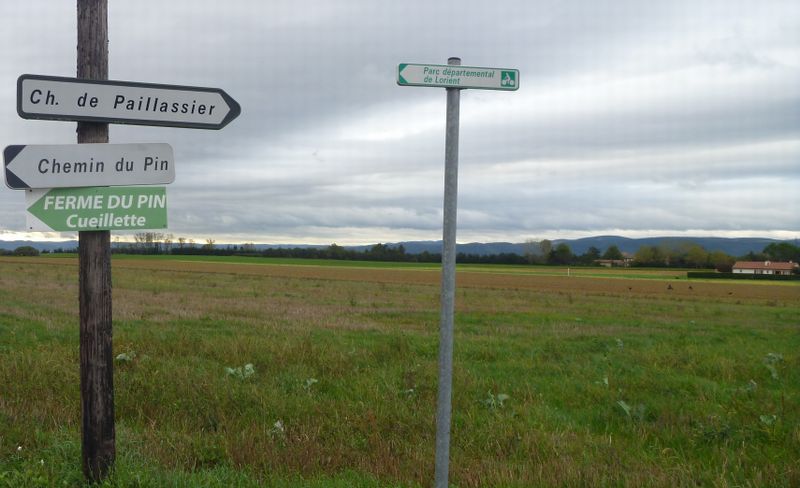 Balisage drôme à vélo ViaRhône en 2012, au sud de valence