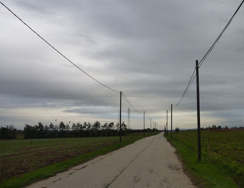 Sur la route balisée par le CG 26, en direction de Valence vers le Nord