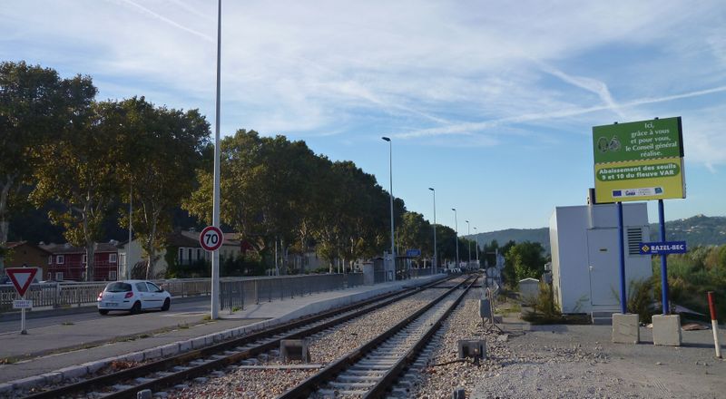 La petite gare de la Manda