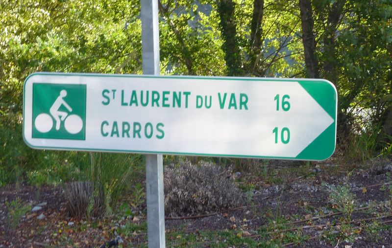 Nous sommes à 16 km de st laurent du Var