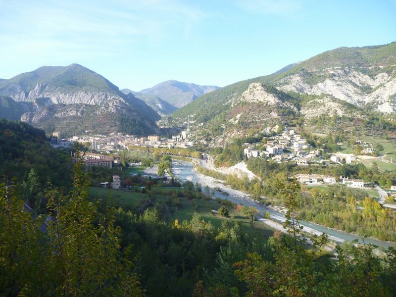 Retour en vallée du Var à Puget Théniers