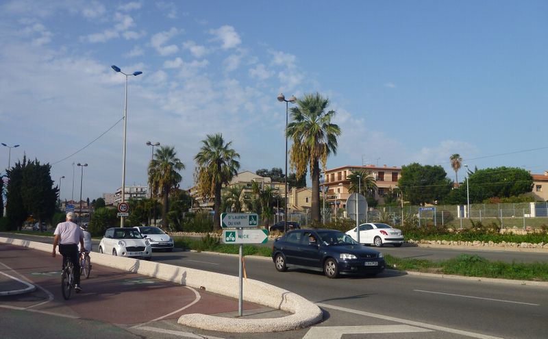 Piste cyclable Nice