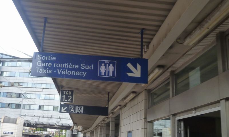 Arrivée en gare d'Annecy et Vélonecy en 2012