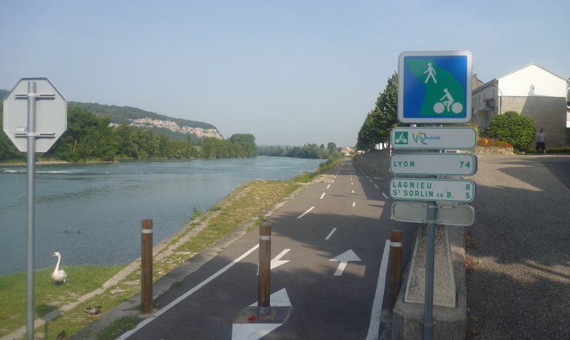 Via Rhôna à saut Brenaz en 2012