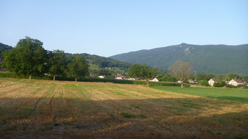 Vu de Semnoz et le col de Leschaux de Saint Jorioz