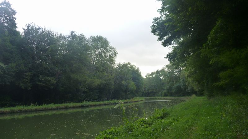 Le halage du canal du Loing en 2012