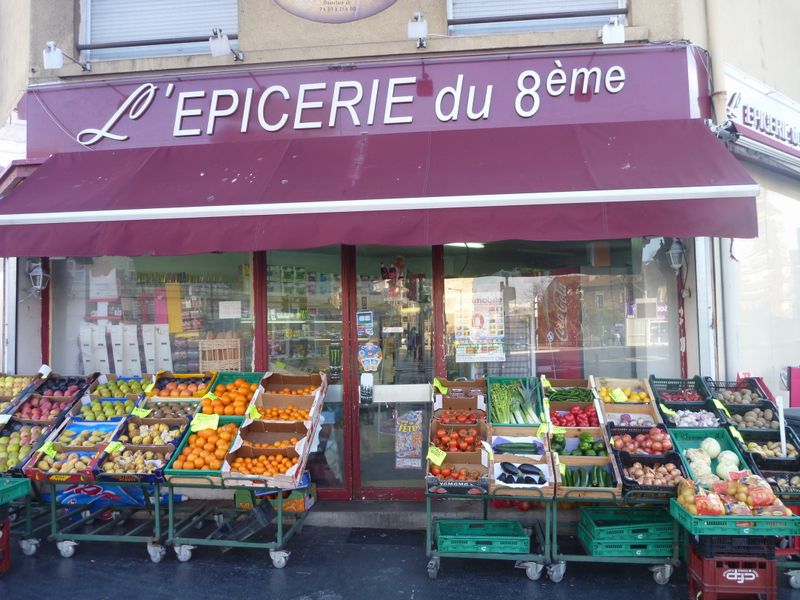 Epicerie du 8eme à Lyon en 2012