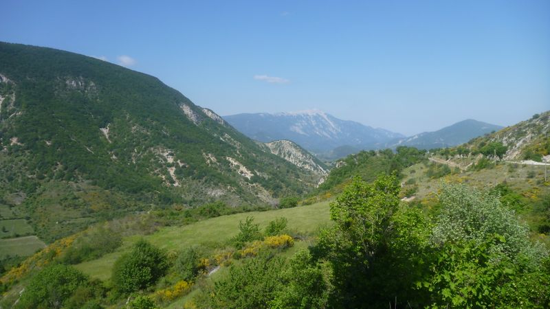 Le mont ventoux vu des Baronnies en 2013