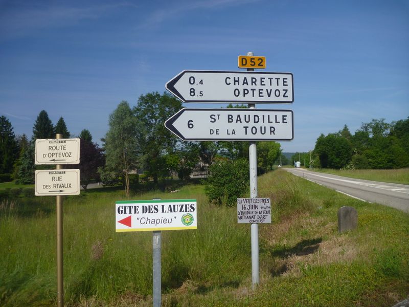 Quelques repèrages à Charette en nord isère en 2013