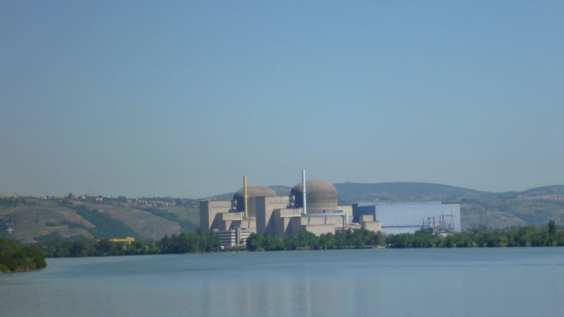 La centrale atomique de Chavannay en 2013