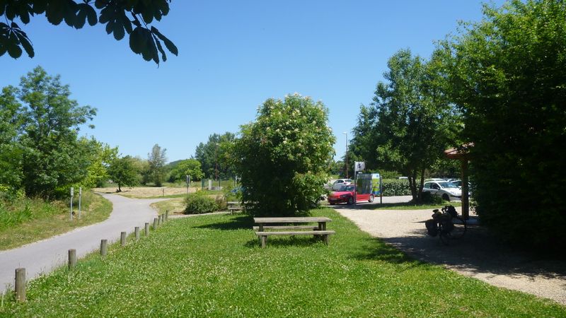 Endroit siesteux à Sablons sur Viarhôna en 2013