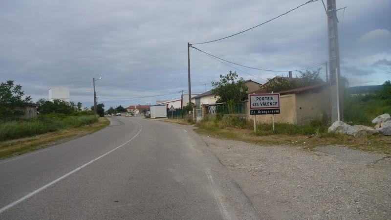 Via rhôna passe ici à Portes les valence