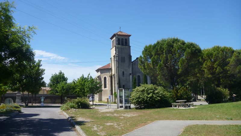 Les Tourrettes en Drôme sur Viarhôna : Eglise
