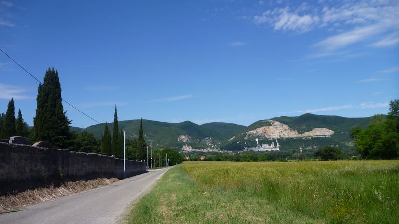 Alternative Viarhôna en route de La coucoudre vers Savasse