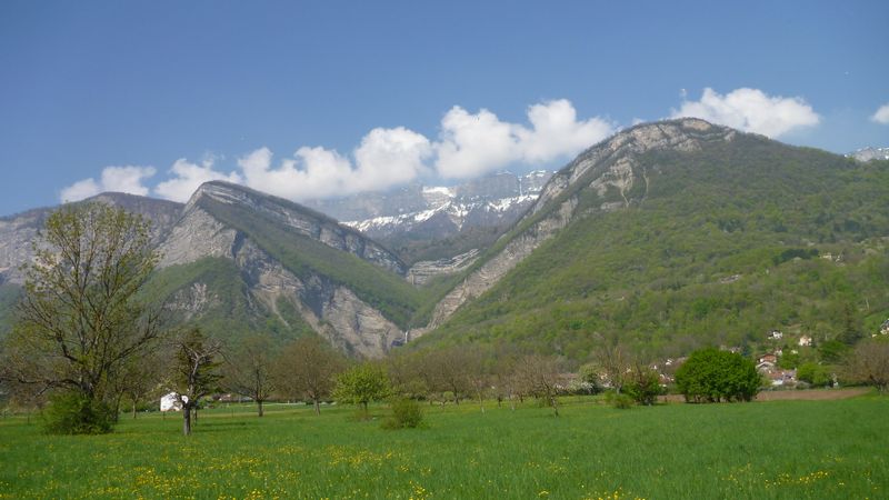 La chartreuse vue du Grésivaudan et Goncelin en 2013