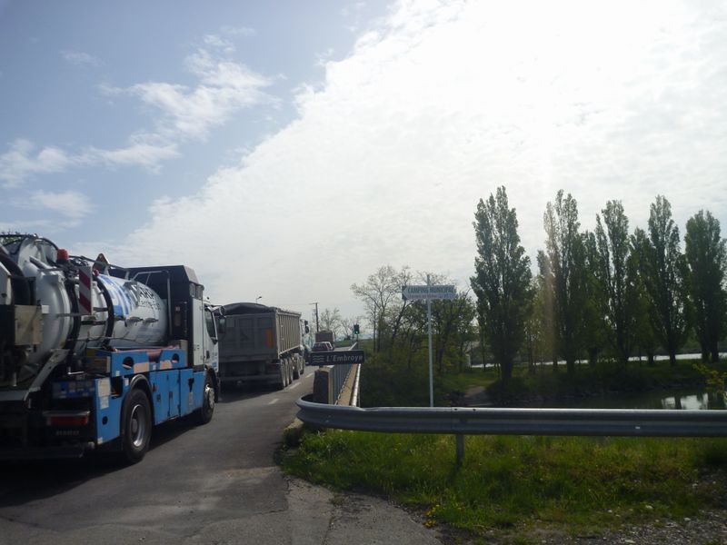 Passage au dessus du canal de l'embroye en 2013